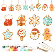 Load image into Gallery viewer, Paint by Numbers Christmas Decorations - Merry Little Icons Kit 1
