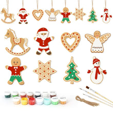 Load image into Gallery viewer, Paint by Numbers Christmas Decorations - Merry Little Icons Kit 2
