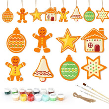 Load image into Gallery viewer, Paint by Numbers Christmas Decorations - Merry Little Icons Kit 3