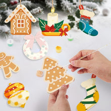 Load image into Gallery viewer, Paint by Numbers Christmas Decorations - Cozy Fireplace Kit