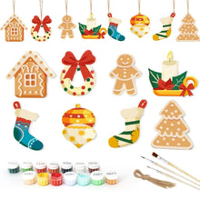 Load image into Gallery viewer, Paint by Numbers Christmas Decorations - Cozy Fireplace Kit