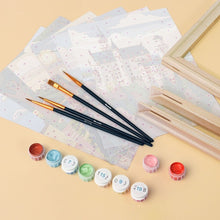 Load image into Gallery viewer, Mini Paint by numbers 15x20cm (6 pieces) - Hello Germany