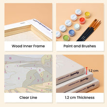 Load image into Gallery viewer, Mini Paint by numbers 15x20cm (6 pieces) - Hello Germany