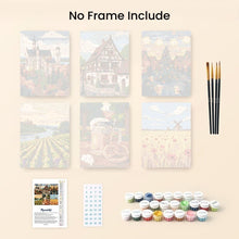 Load image into Gallery viewer, Mini Paint by numbers 15x20cm (6 pieces) - Hello Germany