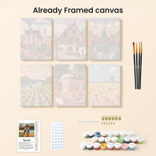 Load image into Gallery viewer, Mini Paint by numbers 15x20cm (6 pieces) - Hello Germany