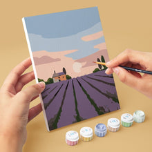 Load image into Gallery viewer, Mini Paint by numbers 15x20cm (6 pieces) - Romantic France