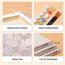 Load image into Gallery viewer, Mini Paint by numbers 15x20cm (6 pieces) - Romantic France