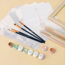 Load image into Gallery viewer, Mini Paint by numbers 15x20cm (6 pieces) - Paris Charm