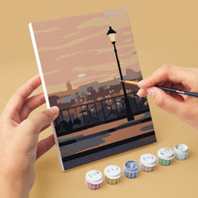 Load image into Gallery viewer, Mini Paint by numbers 15x20cm (6 pieces) - Paris Charm