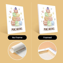 Load image into Gallery viewer, Mini Paint by numbers 15x20cm (6 pieces) - French Pastries