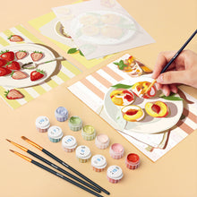 Load image into Gallery viewer, Mini Paint by numbers 15x20cm (6 pieces) - Summer Treats