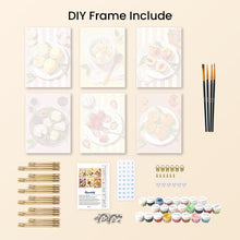 Load image into Gallery viewer, Mini Paint by numbers 15x20cm (6 pieces) - Summer Treats