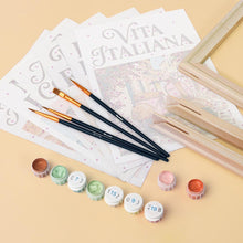 Load image into Gallery viewer, Mini Paint by numbers 15x20cm (6 pieces) - Dolce Vita
