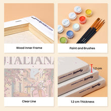 Load image into Gallery viewer, Mini Paint by numbers 15x20cm (6 pieces) - Dolce Vita