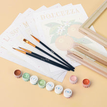 Load image into Gallery viewer, Mini Paint by numbers 15x20cm (6 pieces) - Italian Sunshine