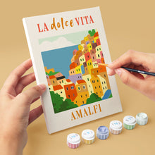 Load image into Gallery viewer, Mini Paint by numbers 15x20cm (6 pieces) - Italian Sunshine