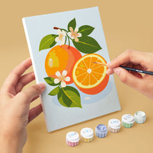 Load image into Gallery viewer, Mini Paint by numbers 15x20cm (6 pieces) - Garden Fruits