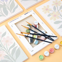 Load image into Gallery viewer, Mini Paint by numbers 15x20cm (6 pieces) - Modern Flowers