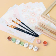 Load image into Gallery viewer, Mini Paint by numbers 15x20cm (6 pieces) - Country Flowers