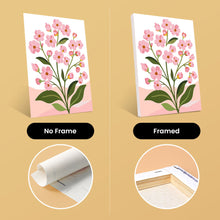 Load image into Gallery viewer, Mini Paint by numbers 15x20cm (6 pieces) - Pink Flowers