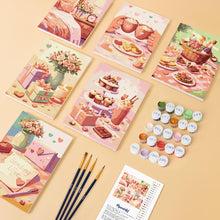 Load image into Gallery viewer, Mini Paint by numbers 15x20cm (6 pieces) - Love Gifts