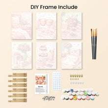 Load image into Gallery viewer, Mini Paint by numbers 15x20cm (6 pieces) - Love Gifts