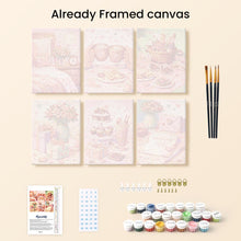 Load image into Gallery viewer, Mini Paint by numbers 15x20cm (6 pieces) - Love Gifts