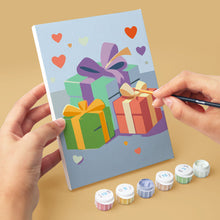 Load image into Gallery viewer, Mini Paint by numbers 15x20cm (6 pieces) - Everyday Love