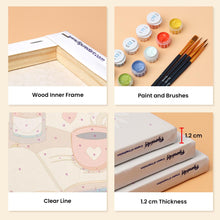 Load image into Gallery viewer, Mini Paint by numbers 15x20cm (6 pieces) - Little Joys