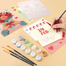 Load image into Gallery viewer, Mini Paint by numbers 15x20cm (6 pieces) - Moments of Joy