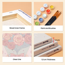 Load image into Gallery viewer, Mini Paint by numbers 15x20cm (6 pieces) - Moments of Joy