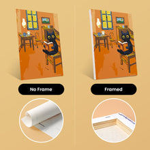 Load image into Gallery viewer, Mini Paint by numbers 15x20cm (6 pieces) - Van Gogh Style Cat