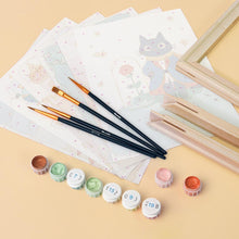 Load image into Gallery viewer, Mini Paint by numbers 15x20cm (6 pieces) - Little Cat