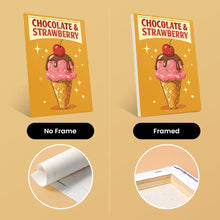 Load image into Gallery viewer, Mini Paint by numbers 15x20cm (6 pieces) - Vintage Ice Cream