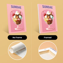 Load image into Gallery viewer, Mini Paint by numbers 15x20cm (6 pieces) - Retro Ice Cream