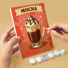 Load image into Gallery viewer, Mini Paint by numbers 15x20cm (6 pieces) - Classic Coffee