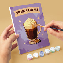 Load image into Gallery viewer, Mini Paint by numbers 15x20cm (6 pieces) - Coffees of the World