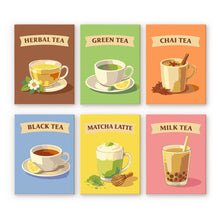 Load image into Gallery viewer, Mini Paint by numbers 15x20cm (6 pieces) - Teas of the World Figured'Art