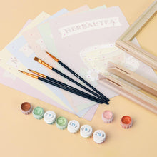Load image into Gallery viewer, Mini Paint by numbers 15x20cm (6 pieces) - Teas of the World