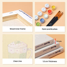 Load image into Gallery viewer, Mini Paint by numbers 15x20cm (6 pieces) - Teas of the World