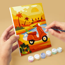 Load image into Gallery viewer, Mini Paint by numbers 15x20cm (6 pieces) - Vibrant Spain