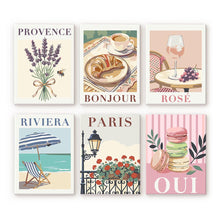 Load image into Gallery viewer, Mini Paint by numbers 15x20cm (6 pieces) - Chic France Figured'Art