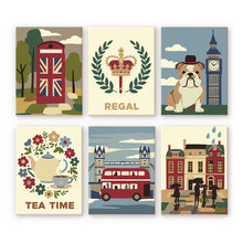Load image into Gallery viewer, Mini Paint by numbers 15x20cm (6 pieces) - British Charm Figured'Art