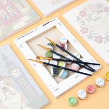 Load image into Gallery viewer, Mini Paint by numbers 15x20cm (6 pieces) - British Charm