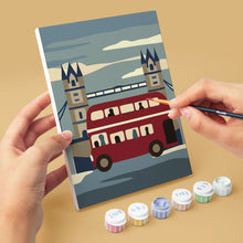 Load image into Gallery viewer, Mini Paint by numbers 15x20cm (6 pieces) - British Charm