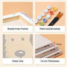 Load image into Gallery viewer, Mini Paint by numbers 15x20cm (6 pieces) - Bandana Buddies 2