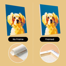 Load image into Gallery viewer, Mini Paint by numbers 15x20cm (6 pieces) - Modern Dog Portraits 1