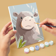Load image into Gallery viewer, Mini Paint by numbers 15x20cm (6 pieces) - Wildlife Portraits 1