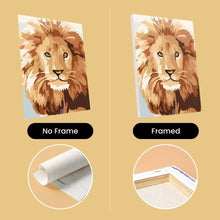 Load image into Gallery viewer, Mini Paint by numbers 15x20cm (6 pieces) - Wildlife Portraits 1