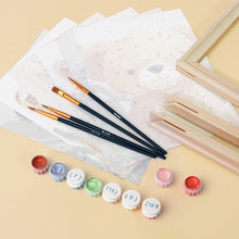 Load image into Gallery viewer, Mini Paint by numbers 15x20cm (6 pieces) - Wildlife Portraits 3